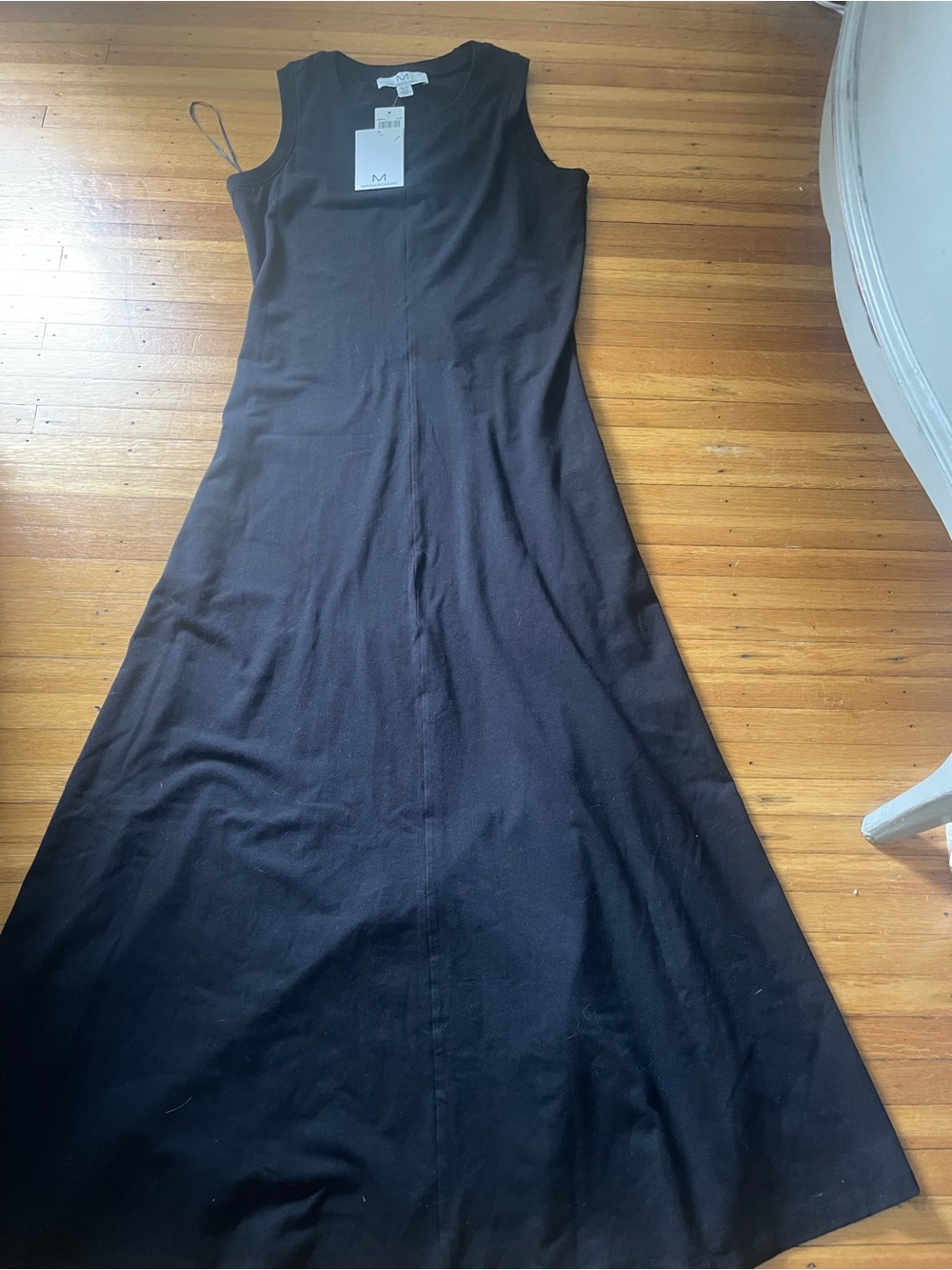 Jersey knit sleeveless maxi dress NWT size XS - Picture 2 of 5